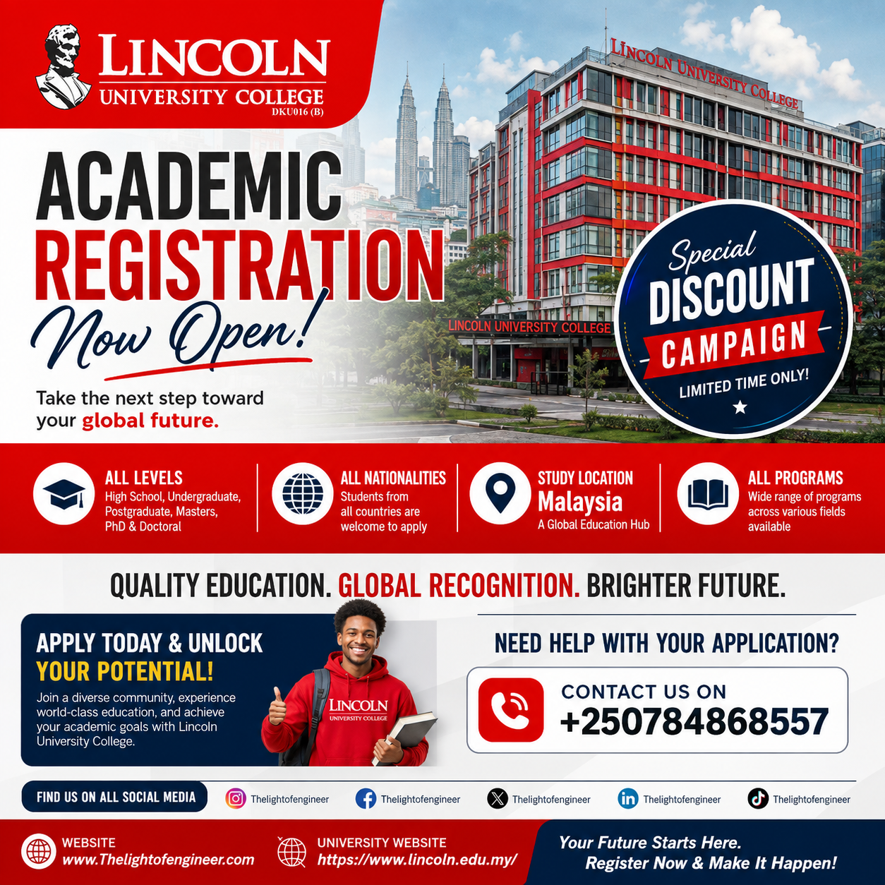 Lincoln University College Malaysia: Programmes & Admissions