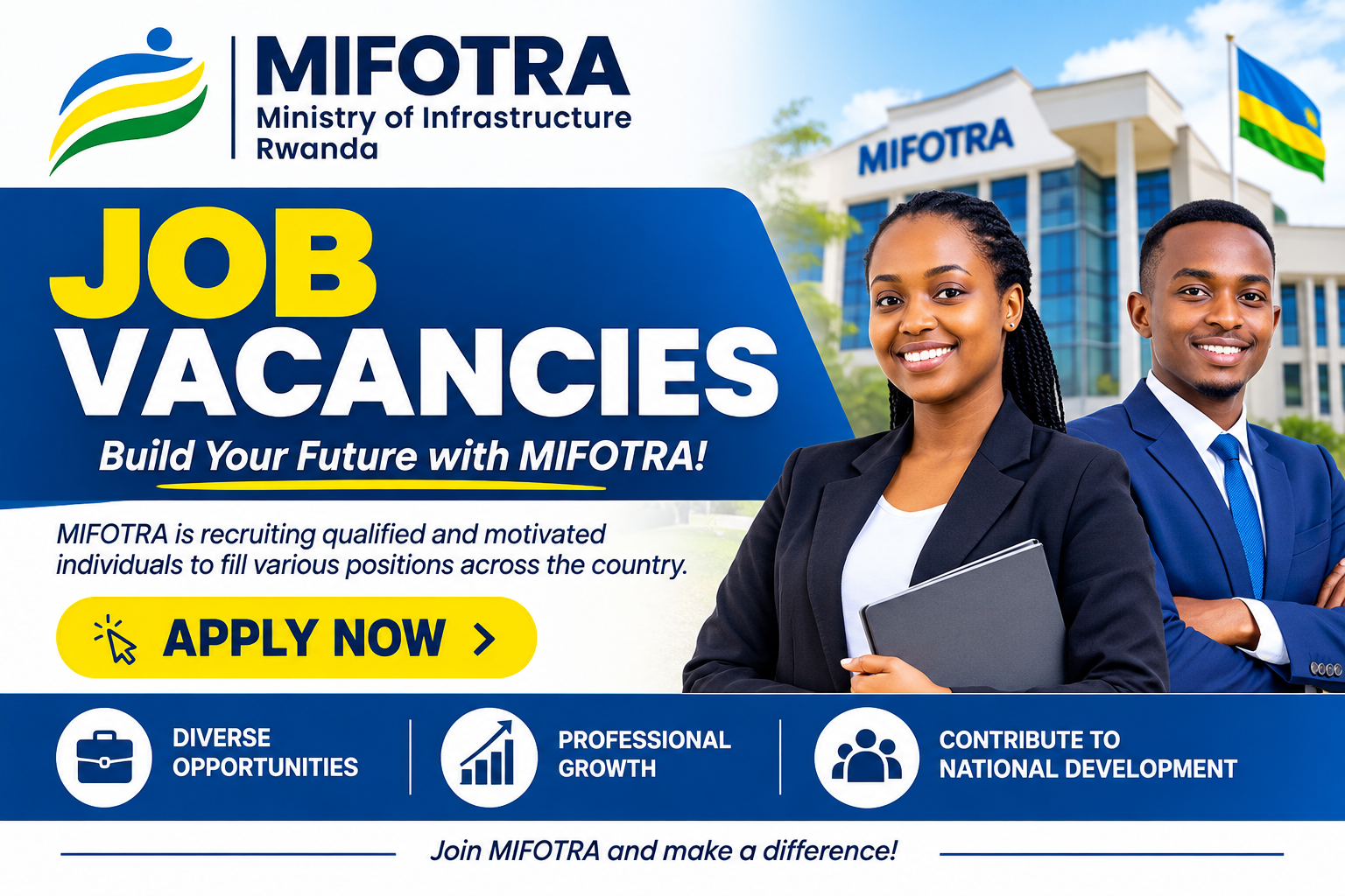 Rwanda Civil Service Jobs 2026: 4400 New Vacancies Open on the MIFOTRA Portal